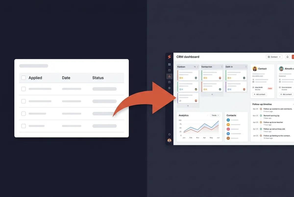 Job Application Tracker vs CRM: What Do You Actually Need?